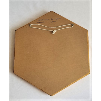 Wandversiering met halfedelstenen en/of edelstenen